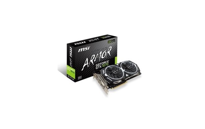 MSI GeForce GTX 1070 ARMOR 8G OC Dual-Link DVI-D HDMI 3x